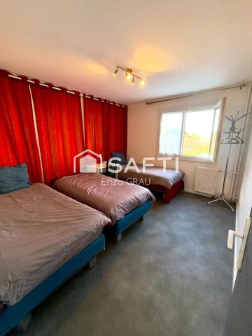 Appartement T3, 2 chambres + balcon, cellier et parking 65m²