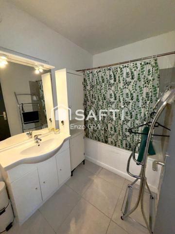 Appartement T3, 2 chambres + balcon, cellier et parking 65m²