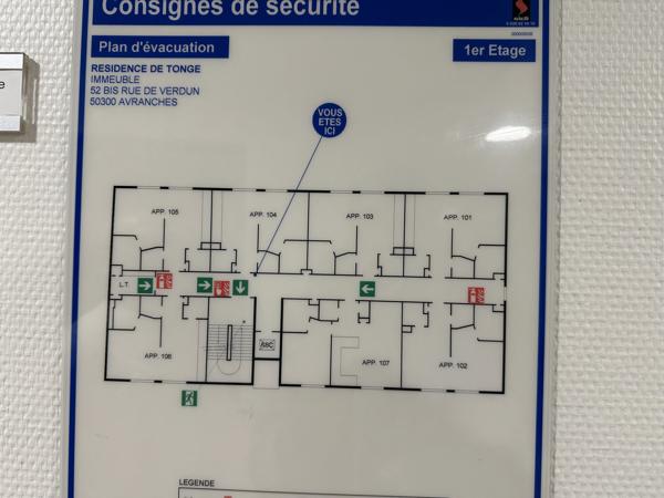 Appartement 2 pièce(s) 1 chambre(s) 41.76 m²