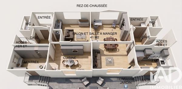 Maison à vendre 5 pièces 150 m² La Francheville