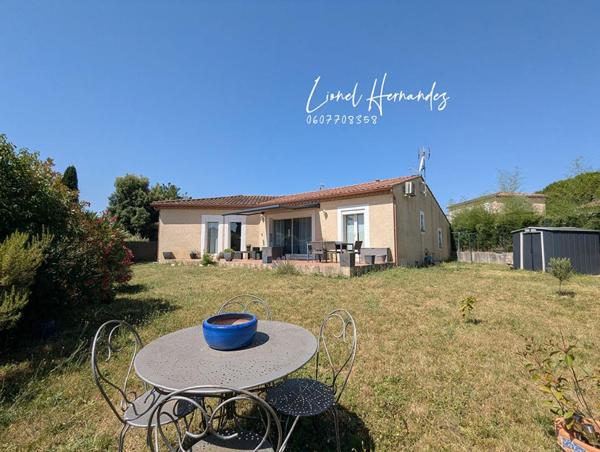 Saint Privat Des Vieux - Villa de plain-pied de 105m² - 4 chambres - Garage - Terrain clos et plat de 640m²