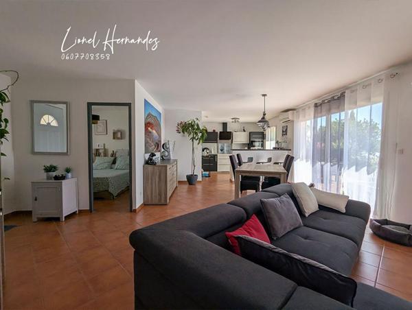 Saint Privat Des Vieux - Villa de plain-pied de 105m² - 4 chambres - Garage - Terrain clos et plat de 640m²