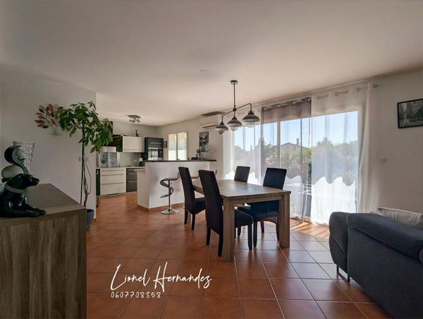 Saint Privat Des Vieux - Villa de plain-pied de 105m² - 4 chambres - Garage - Terrain clos et plat de 640m²