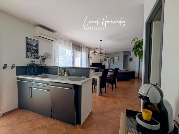Saint Privat Des Vieux - Villa de plain-pied de 105m² - 4 chambres - Garage - Terrain clos et plat de 640m²