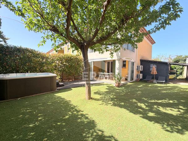 A VENDRE EN EXCLUSIVITE PERTUIS 84120 MAISON DUPLEX TYPE 3 PIECES D'ENVIRON 64M² LOI CARREZ AVEC JARDIN, VERANDA ET STATIONNEMENT