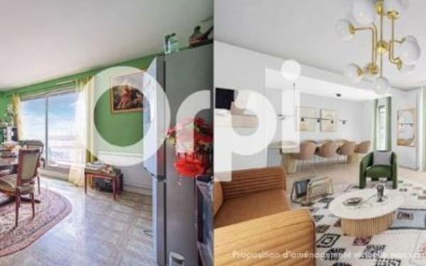 Appartement à vendre    4 pièces • 80 m2 Paris 19