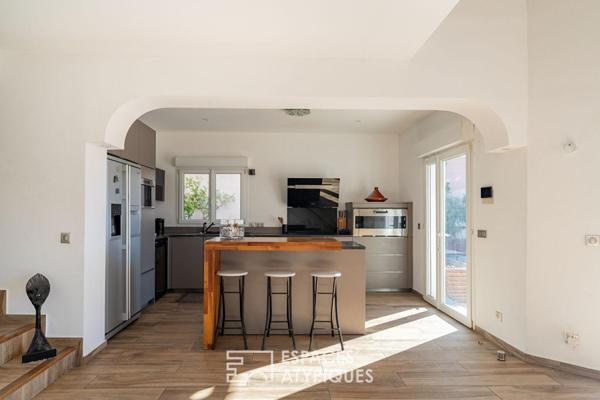 Maison avec vue mer et piscine