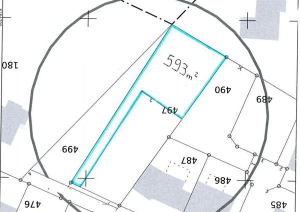 Terrain 593 m2