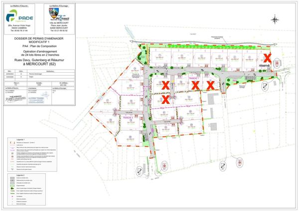 Terrain à batir de 509 m²