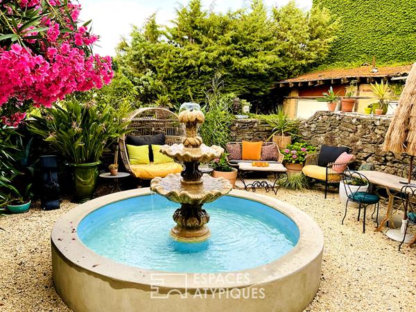 Maison de village avec jardin et terrasse