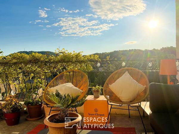 Maison de village avec jardin et terrasse