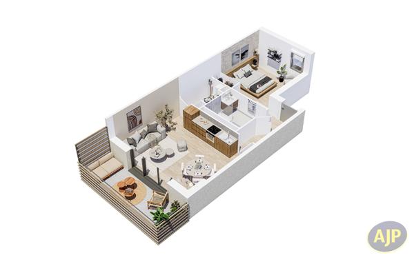 Vente appartement Chateaubriant : 174 800 € - AJP Immobilier Châteaubriant