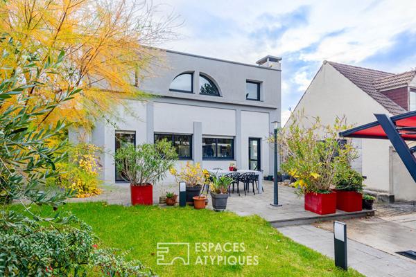 Environnement privilégié ! Maison d’architecte à Deuil-la-Barre, 15 minutes de Paris