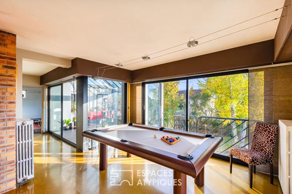 Environnement privilégié ! Maison d’architecte à Deuil-la-Barre, 15 minutes de Paris