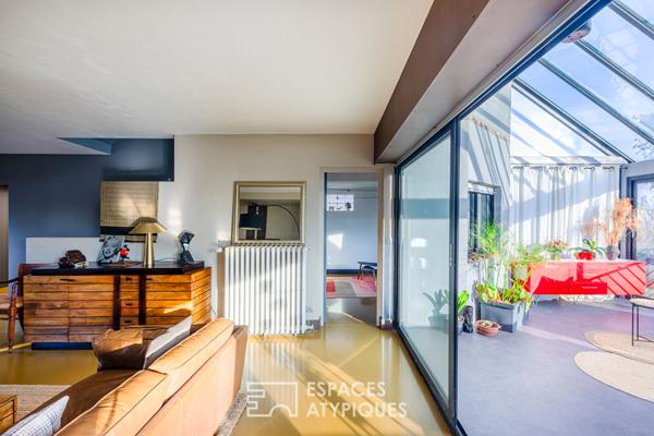 Environnement privilégié ! Maison d’architecte à Deuil-la-Barre, 15 minutes de Paris