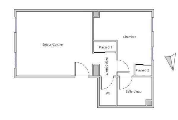 La Rochelle (17000) LA ROCHELLE 2 PIECES 30 M² CENTRE VILLE