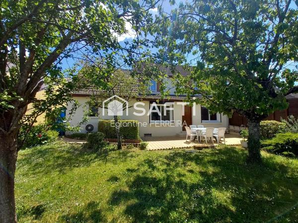 AUX PORTES DE ISSOUDUN, PAVILLON 126M² AVEC SOUS SOL ET JARDIN