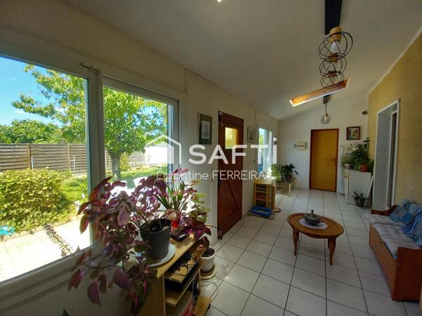 AUX PORTES DE ISSOUDUN, PAVILLON 126M² AVEC SOUS SOL ET JARDIN