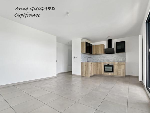 ANNECY (74) Beau 3P de 60,15m² de 2021, terrasse 12m², ouest, parking privatif