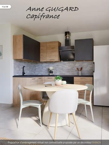 ANNECY (74) Beau 3P de 60,15m² de 2021, terrasse 12m², ouest, parking privatif