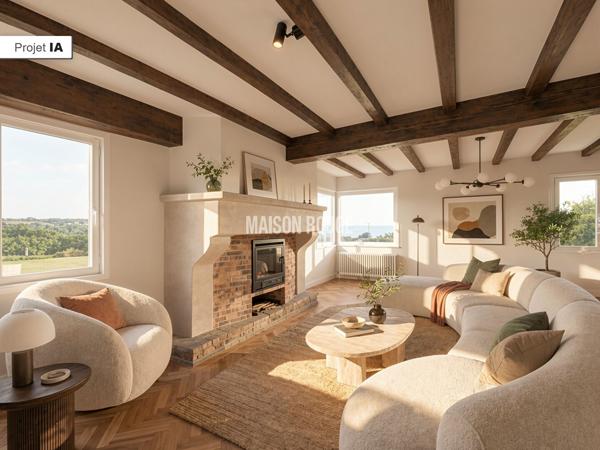 Maison vue mer Saint-Quay-Portrieux 175 m², 4 chambres terrain arboré 2540 m² proche mer