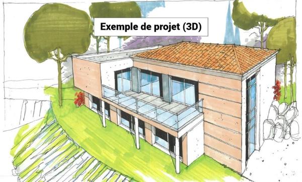 Terrain constructible 1828 m² en bordure de forêt
