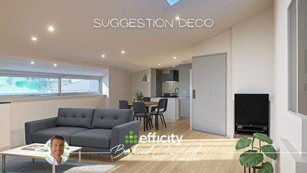 Appartement 2 pièces - 38 m² Exclusivité efficity