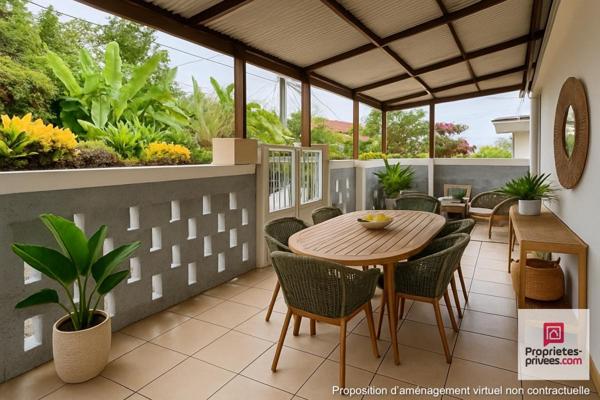NOUVEAUTÉ - EXCLUSIVITÉ - Maison F4 lumineuse avec terrasse - Fort-de-France