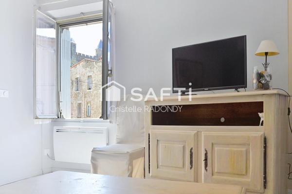 IMMEUBLE AVEC 3 APPARTEMENTS AU PIED DE LA CITE DE CARCASSONNE