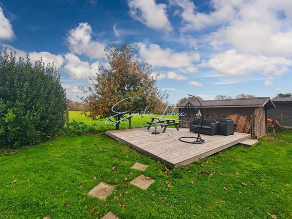 Pont-Aven – Immeuble rénové, T3 et T5, grand jardin, proximité de tout.