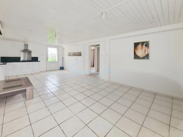 Pont-Aven – Immeuble rénové, T3 et T5, grand jardin, proximité de tout.