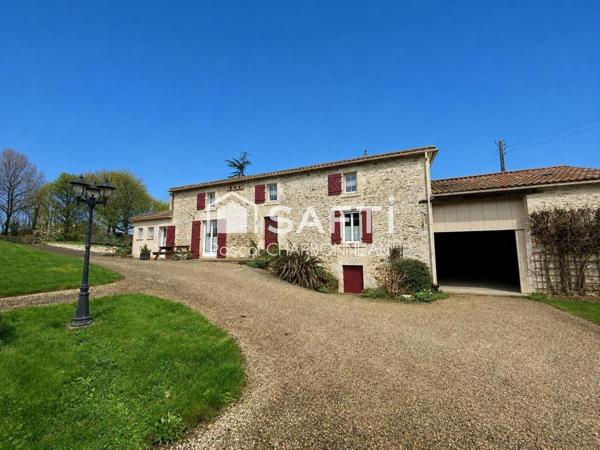 MAISON ANCIENNE EN PIERRES  3 CHAMBRES CADRE VERDOYANT GRANDE DEPENDANCE ATTENANTE 75 M²