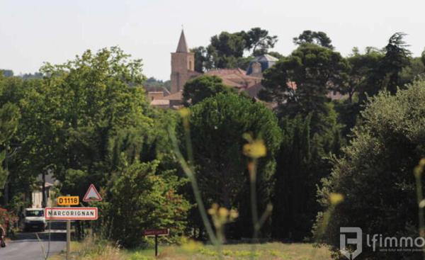 Terrain constructible à Marcorignan Vue dégagée