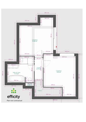 Appartement 3 pièces - 90 m²