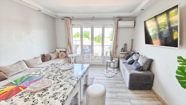 TARASCON - Appartement T3 2 chambres, balcon et cave