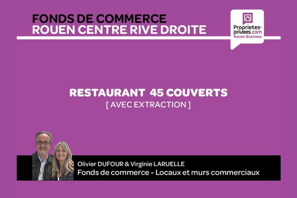 ROUEN HOTEL DE VILLE Fonds de commerce - Restaurant 45 couverts