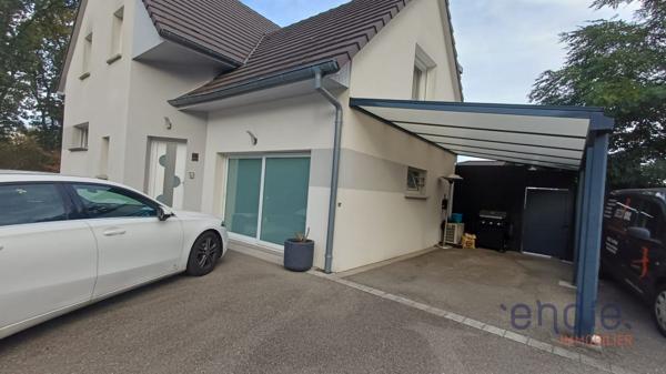 WITTELSHEIM – MAISON 160 m² EN LISIÈRE DE FORÊT – PISCINE, JACUZZI & 2 GARAGES INDÉPENDANTS