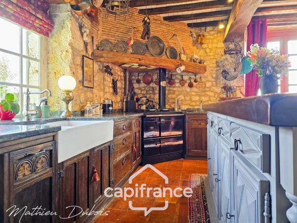 Manoir avec vue dominante au cœur du Périgord Pourpre