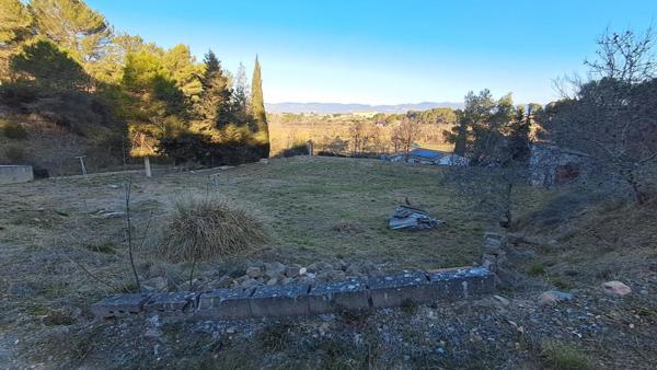 Terrain  Constructible 500m2  - Vue dégagée - Rieux Minervois