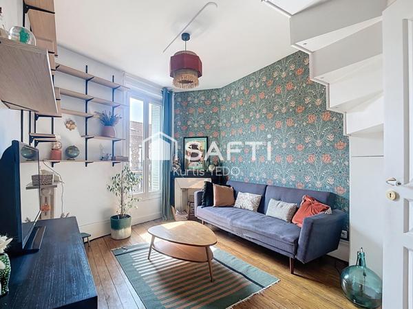 Maison de ville avec extérieur et RER à proximité