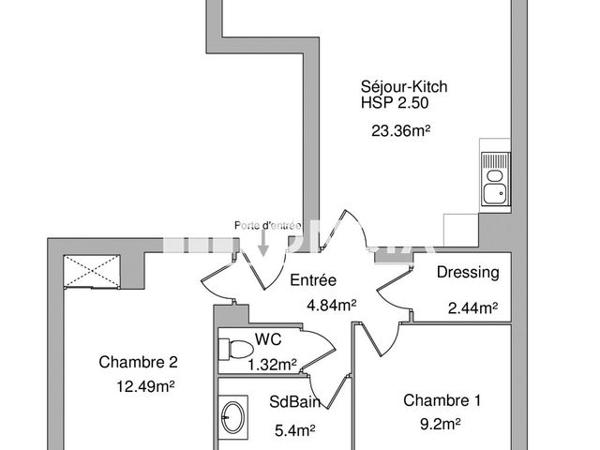 Location Appartement 3 pièces 59.05 m² - 6 RUE ROGER TOULOUSE Orleans 45000