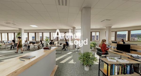 BUREAUX NEUF 4011 M² DIVISIBLES PAR 97 M² - NICE MERIDIA ECO-VALLEE