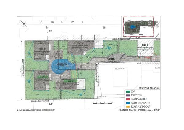 Terrain Poissy 292 m2 319 000 € **  - Référence  9251
