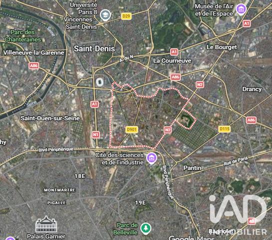 Terrain à vendre 1 645 m² Aubervilliers