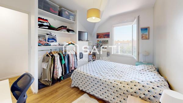 Appartement T2 43m² en Duplex Dernier étage avec grande Terrasse et un garage