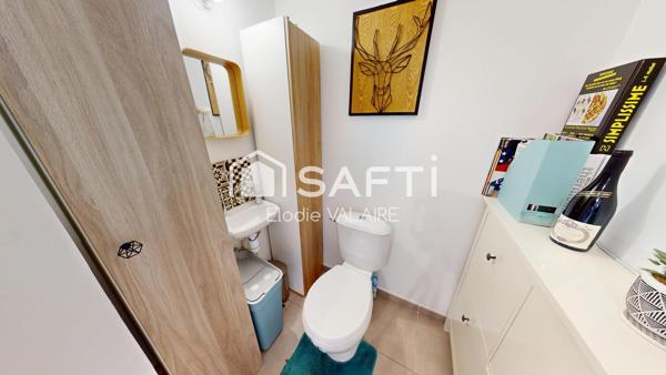 Appartement T2 43m² en Duplex Dernier étage avec grande Terrasse et un garage