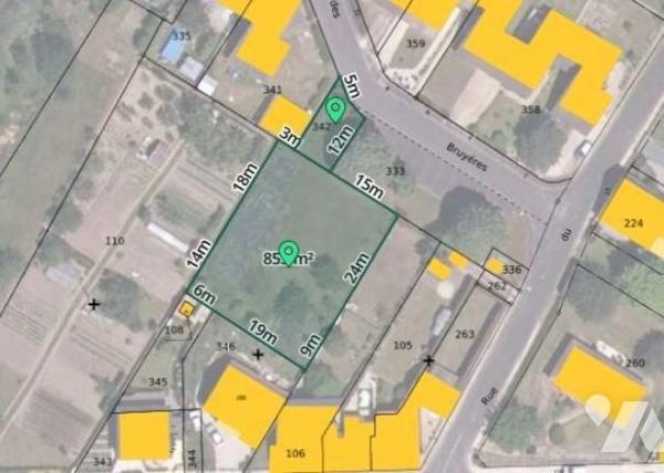 Terrain à bâtir 948m², Aubigny-Sur-Nère