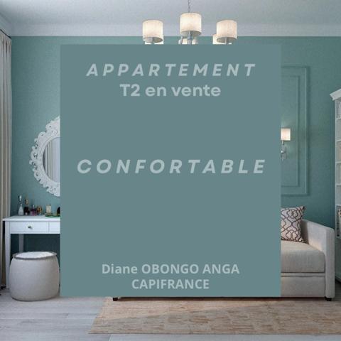 À Vendre – Bel Appartement F2 très propre avec une place de Parking – Idéal pour un jeune couple, un personne seule ou des Investisseurs