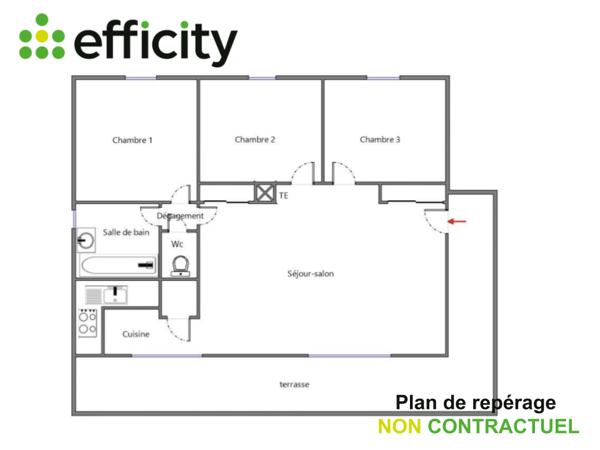 Maison 4 pièces - 58 m² Exclusivité efficity