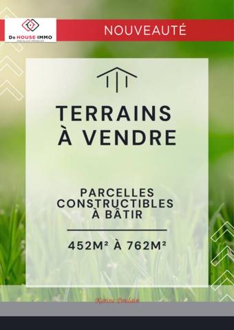 Terrain à vendre de 762 m²